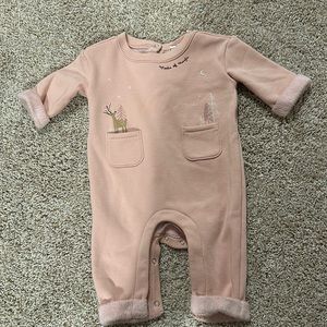 Gap lined onesie 0-3 months